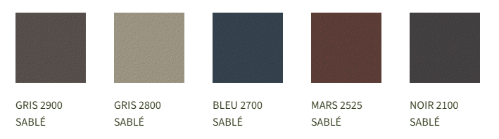 couleur sablées méo