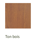 ton bois couleur