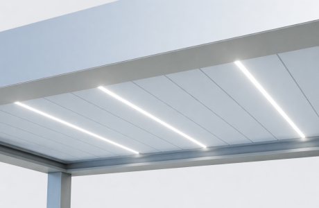 led pergola