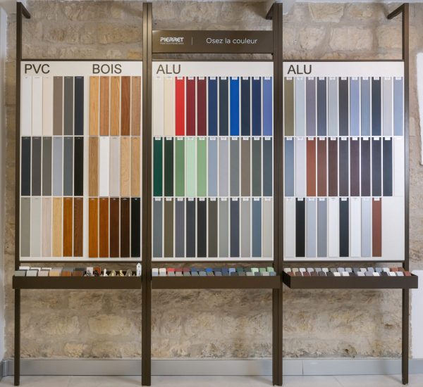 Nuancier couleur pvc bois et alu