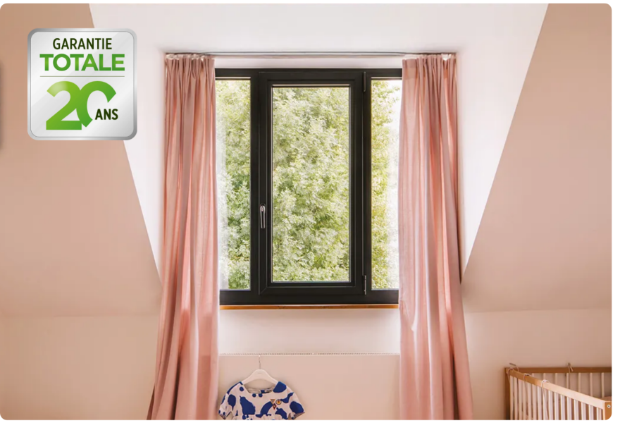 fenêtre de chambre garantie totale Pierret